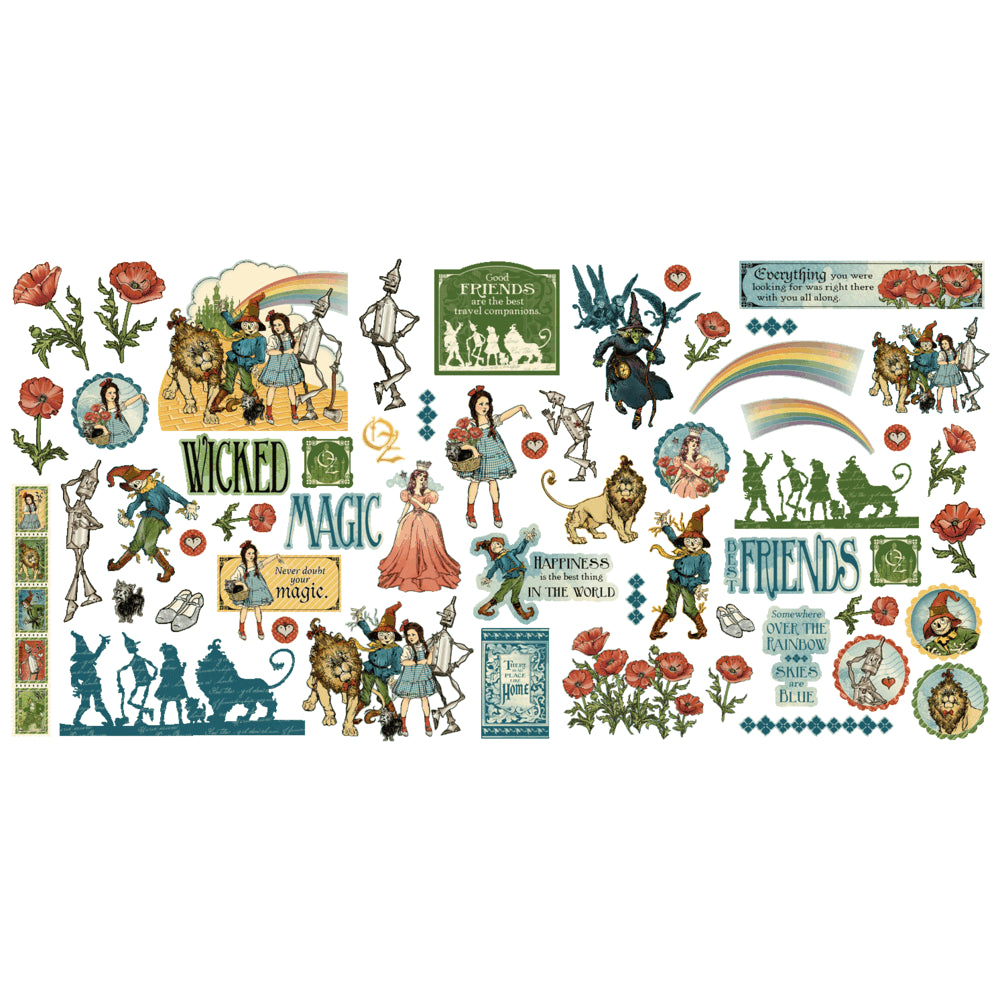 Graphic 45 WONDER OF OZ Ephemera Assortment