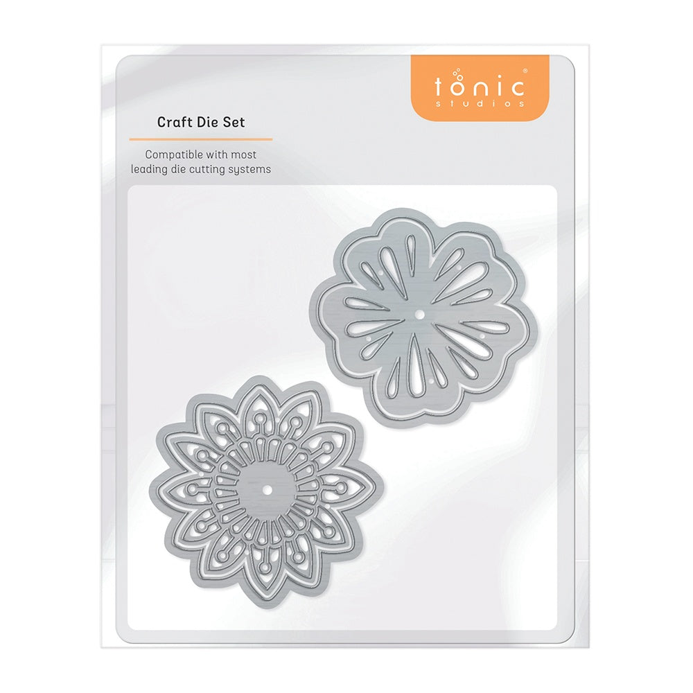 Tonic Studios Simple Florals SWEET SUNFLOWER 4pc Craft Die Set