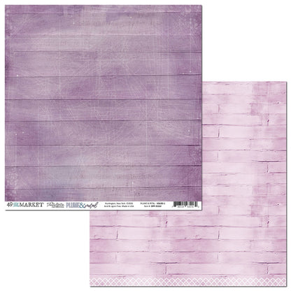 49 and Market PLUME &amp; PETAL 12X12 Scrapbook Paper