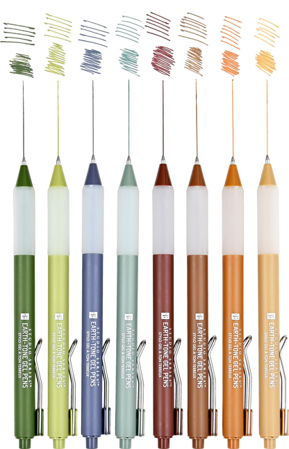 Peter Pauper Gel Pens EARTH TONE Journaling