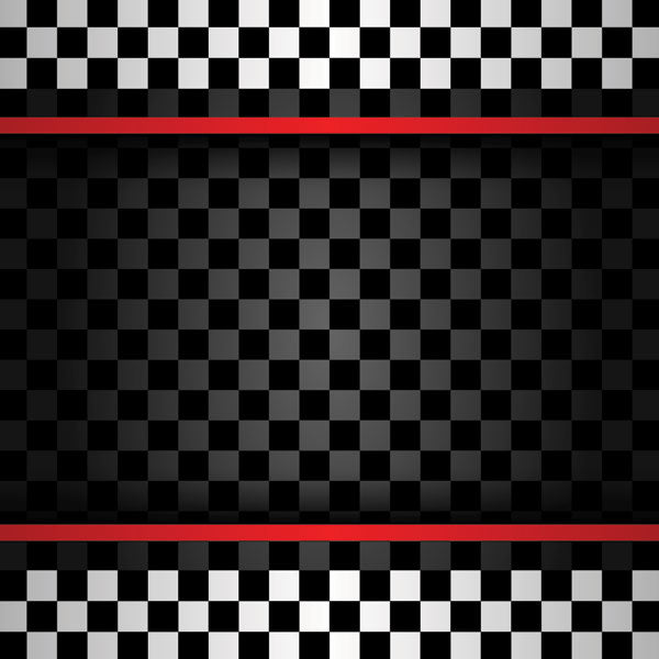 Scrapbook Customs SPEEDWAY CHECKERED RED 12X12 Racing Sheet