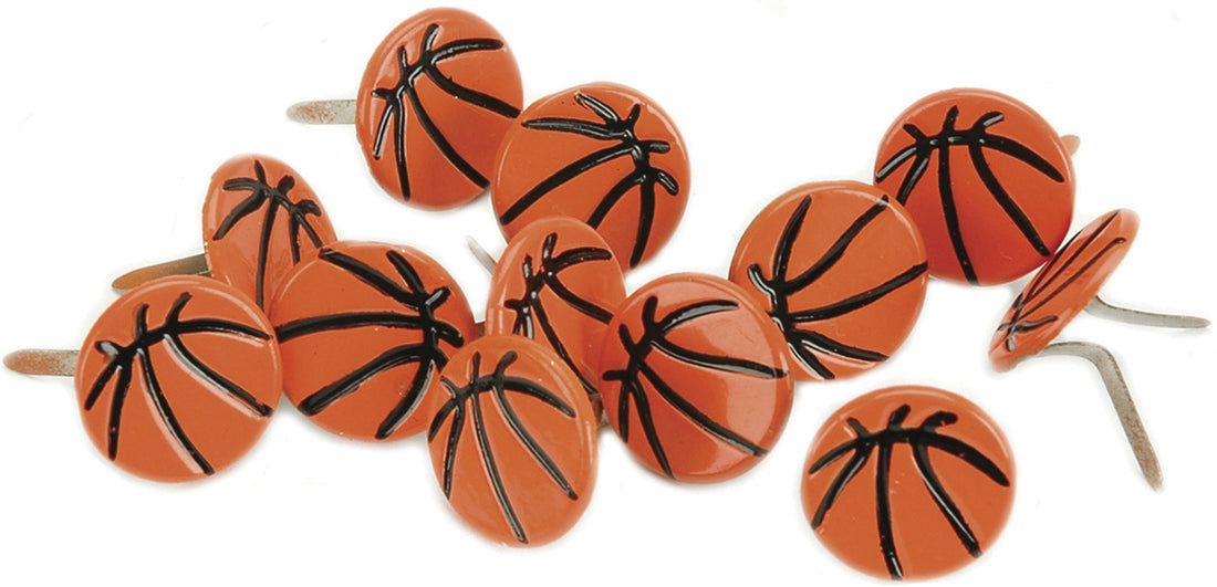 Eyelet Outlet BASKETBALL Brads 12pc