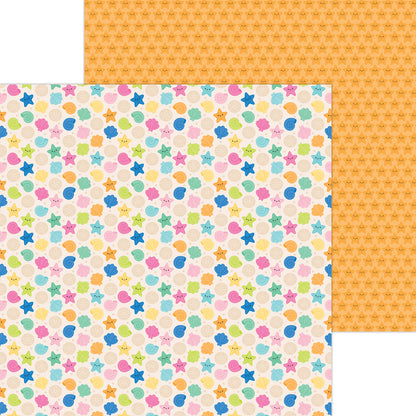 Doodlebug SUMMER FUN 12”X12” Paper Pack 13pc