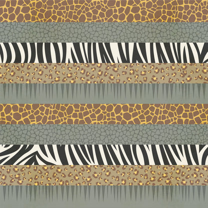 Simple Stories Say Cheese WILD KINGDOM 12”X12” Scrapbook Paper