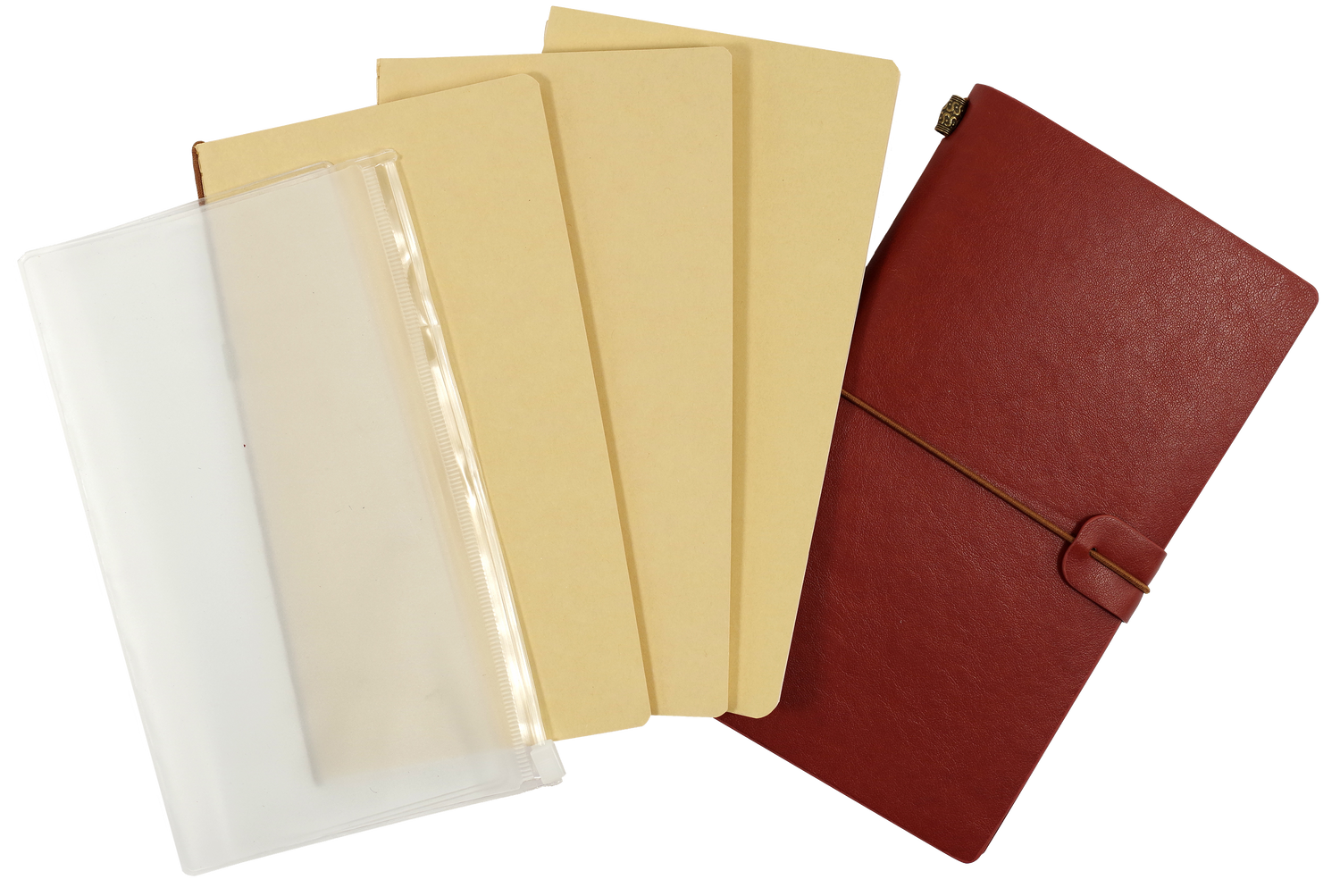 Peter Pauper VOYAGER BURGUNDY Travel Journal Notebook