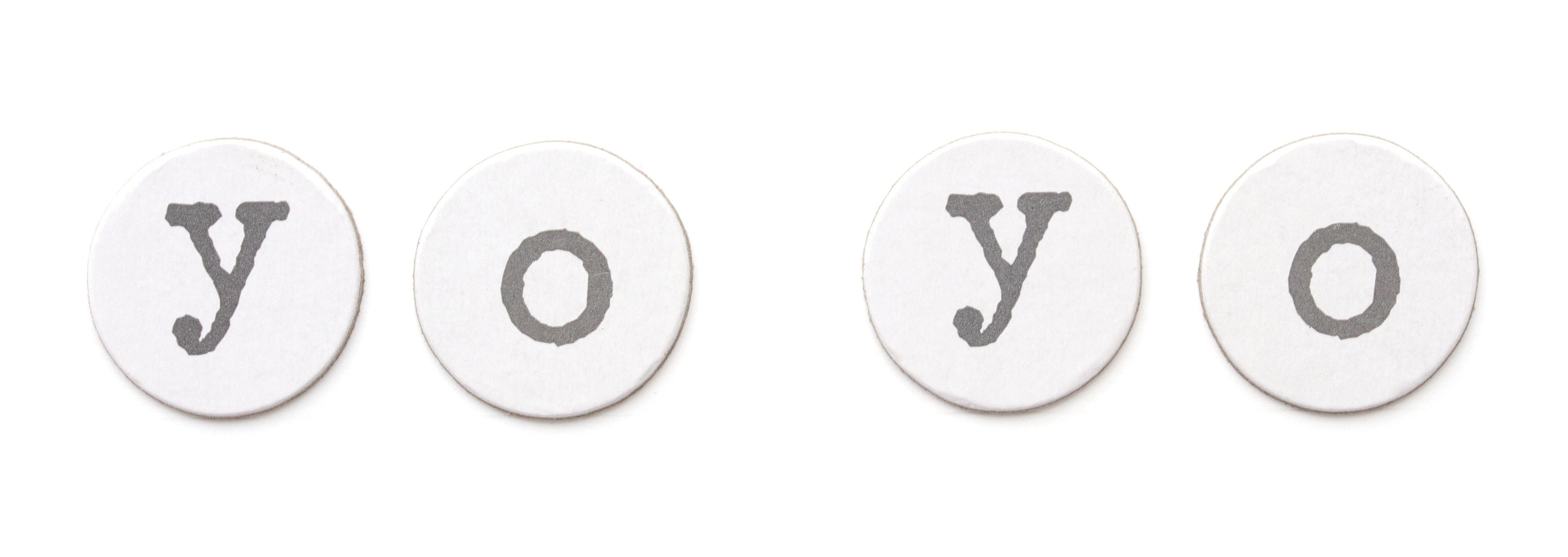 Thickers Dear Lizzy Daydreamer YO-YO Chipboard Letter Stickers