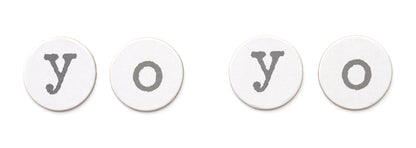 Thickers Dear Lizzy Daydreamer YO-YO Chipboard Letter Stickers