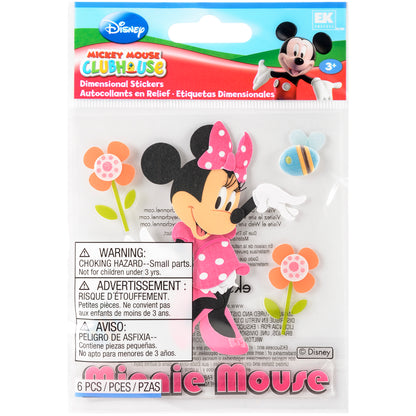 Ek Success Disney MINNIE MOUSE Stickers 6pc