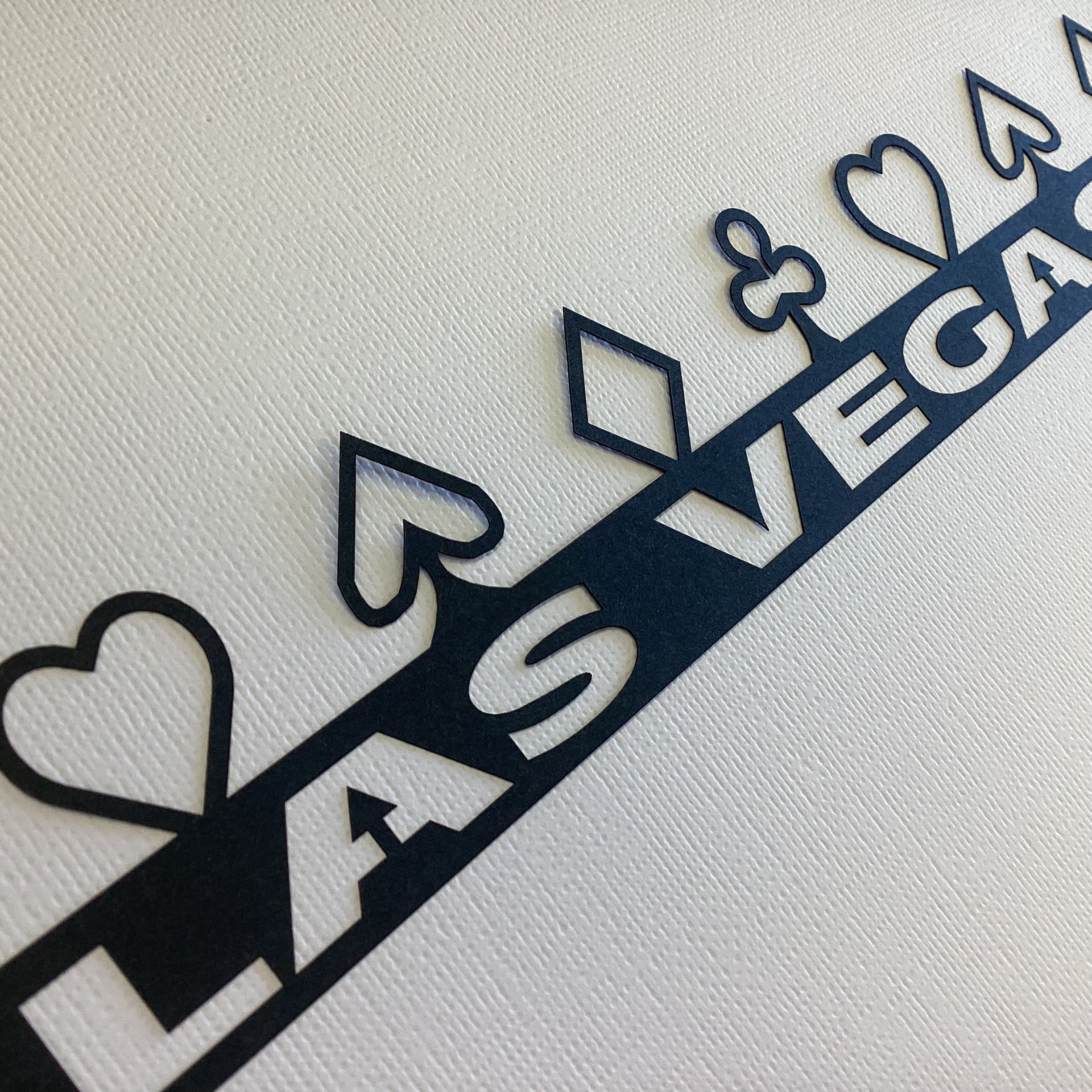 Laser Cut LAS VEGAS Page Border