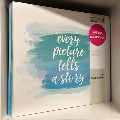 Recollections EVERY PICTURE TELLS A STORY 12&quot;X12&quot; Scrapbook Album