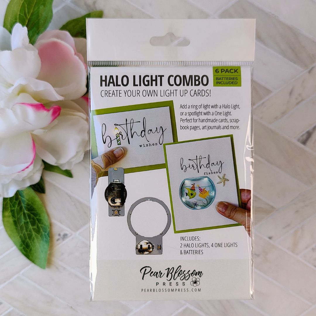 Pear Blossom Press HALO LIGHT COMBO Thin Flashlights 6 Pack