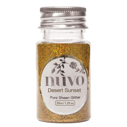 Nuvo Pure Sheen Glitter DESERT SUNSET Bottle