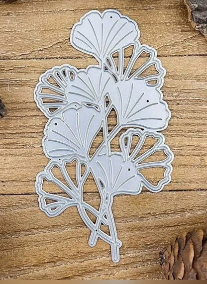 Metal Craft Die GINKO LEAF 1pc Scrapbooksrus