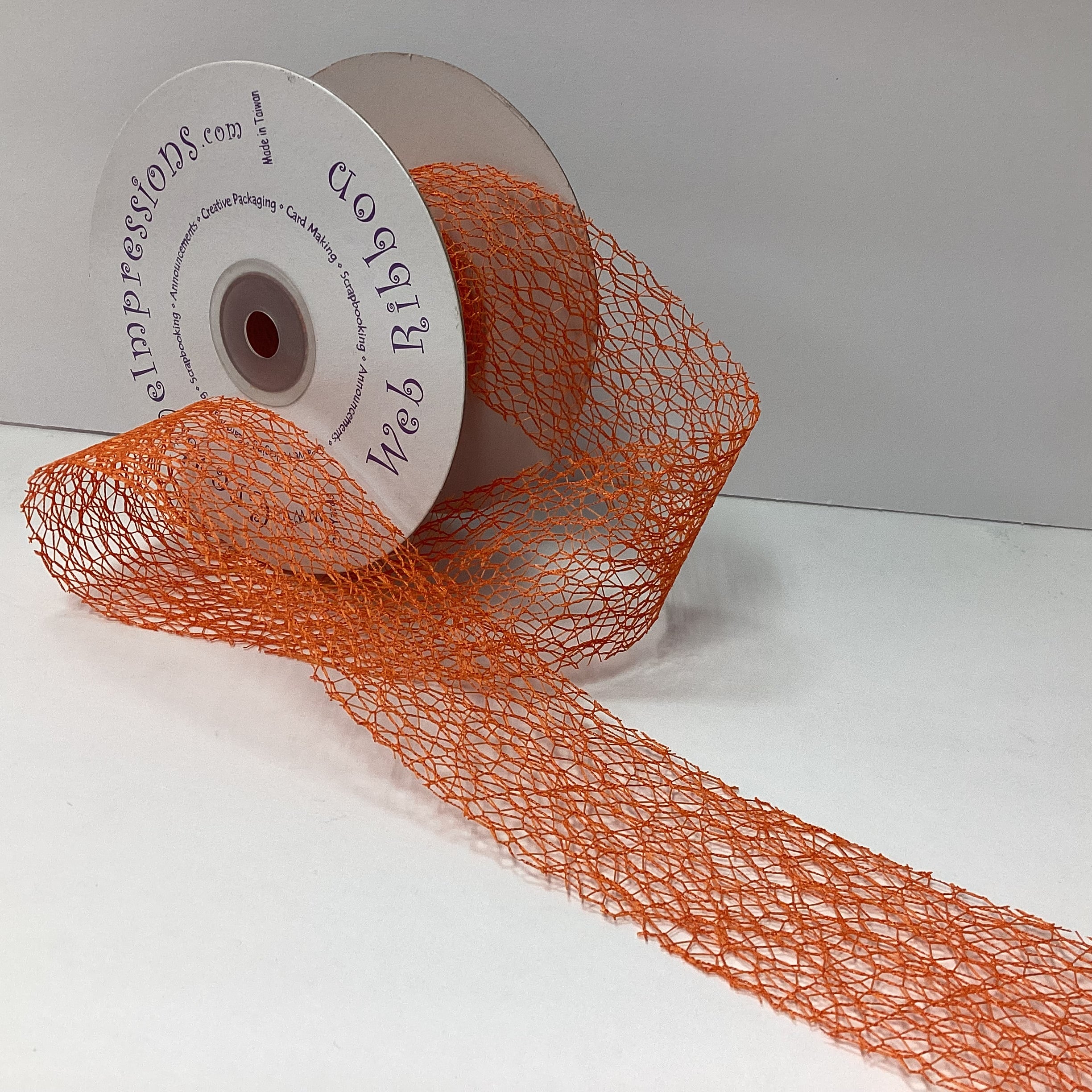 Creative Impressions 2&quot; MESH WEB RIBBON 1 yard yd