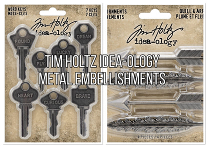 Tim Holtz IDEA-OLOGY Metal Embellishments