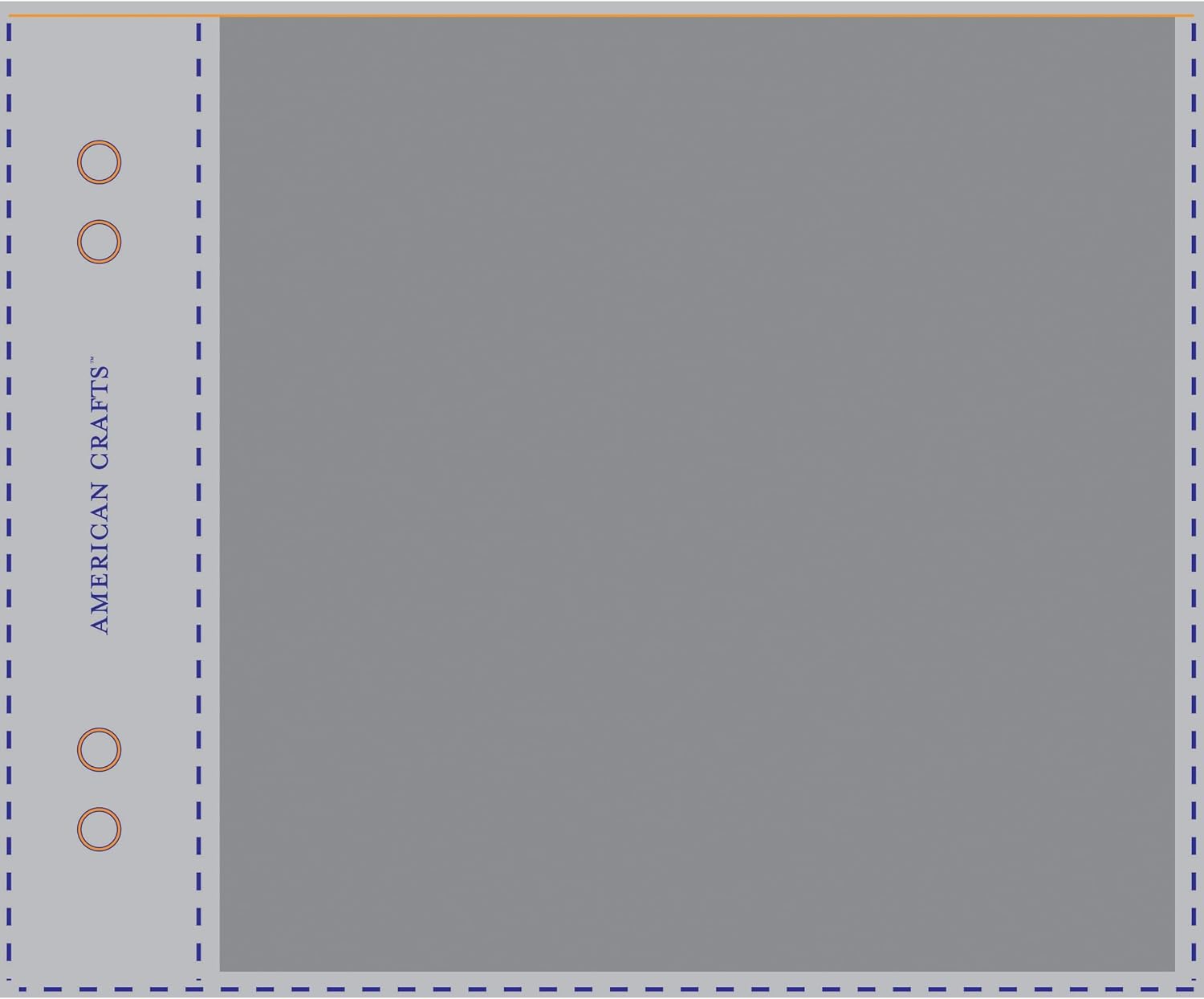 American Crafts MEMOROLOGY 6”X6” Premium Page Protectors 10pc