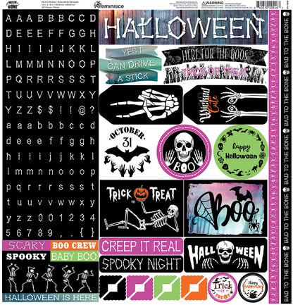 Reminisce BAD TO THE BONE 12&quot;X12&quot; Scrapbook Kit 9pc