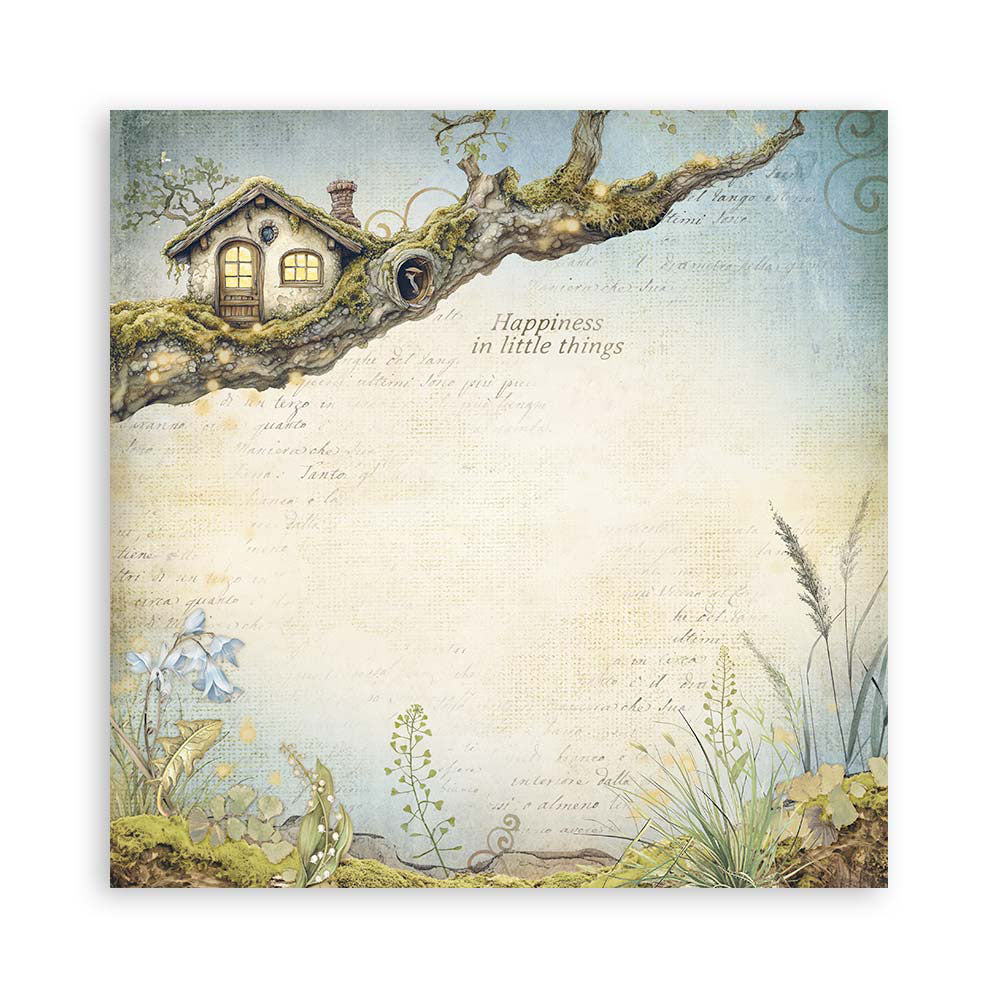 Stamperia HIDDEN GROVE MAXI PAD 12&quot;X12&quot; Scrapbook Paper Pack