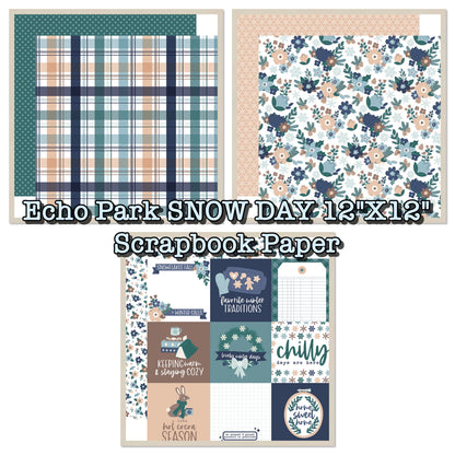 Echo Park SNOW DAY 12&quot;X12&quot; Scrapbook Paper