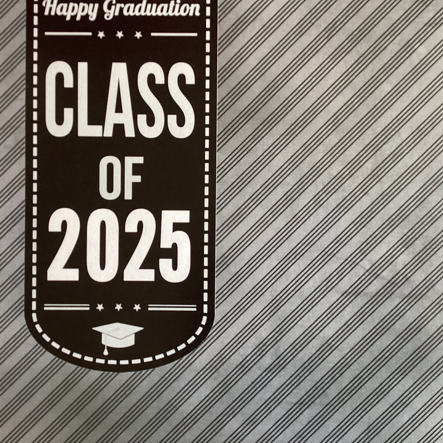 Custom GRADUATION BANNER HONEYCOMB CLASS OF 2025 12&quot;X12&quot; Scrapbook Paper