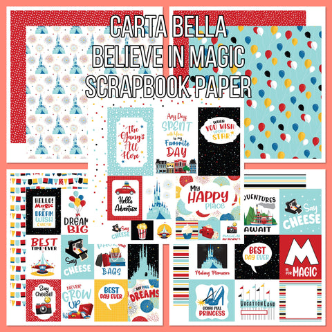 Carta Bella BELIEVE IN MAGIC 12"X12" Scrapbook Paper