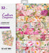 Crafters Companion DELIGHTFUL PEONIES 12X12 Paper Pad 32pc