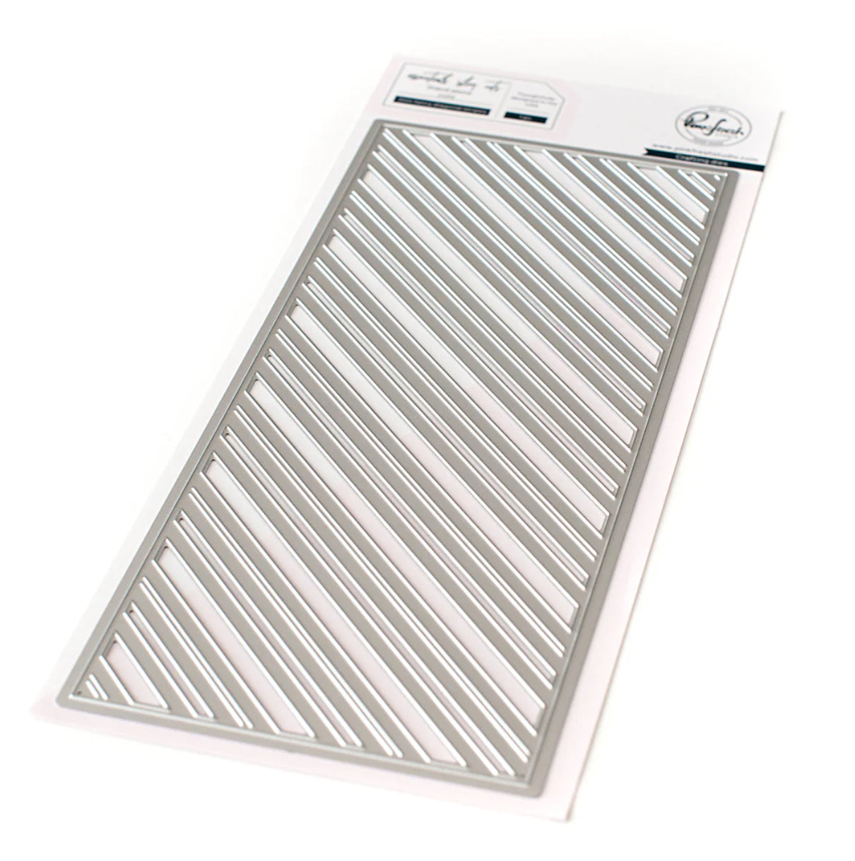 Pinkfresh Studio SLIM FANCY DIAGONAL STRIPES Essentials Crafting Dies 1pc