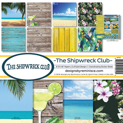 Reminisce THE SHIPWRECK CLUB 12&quot;X12&quot; Scrapbook Kit 9pc
