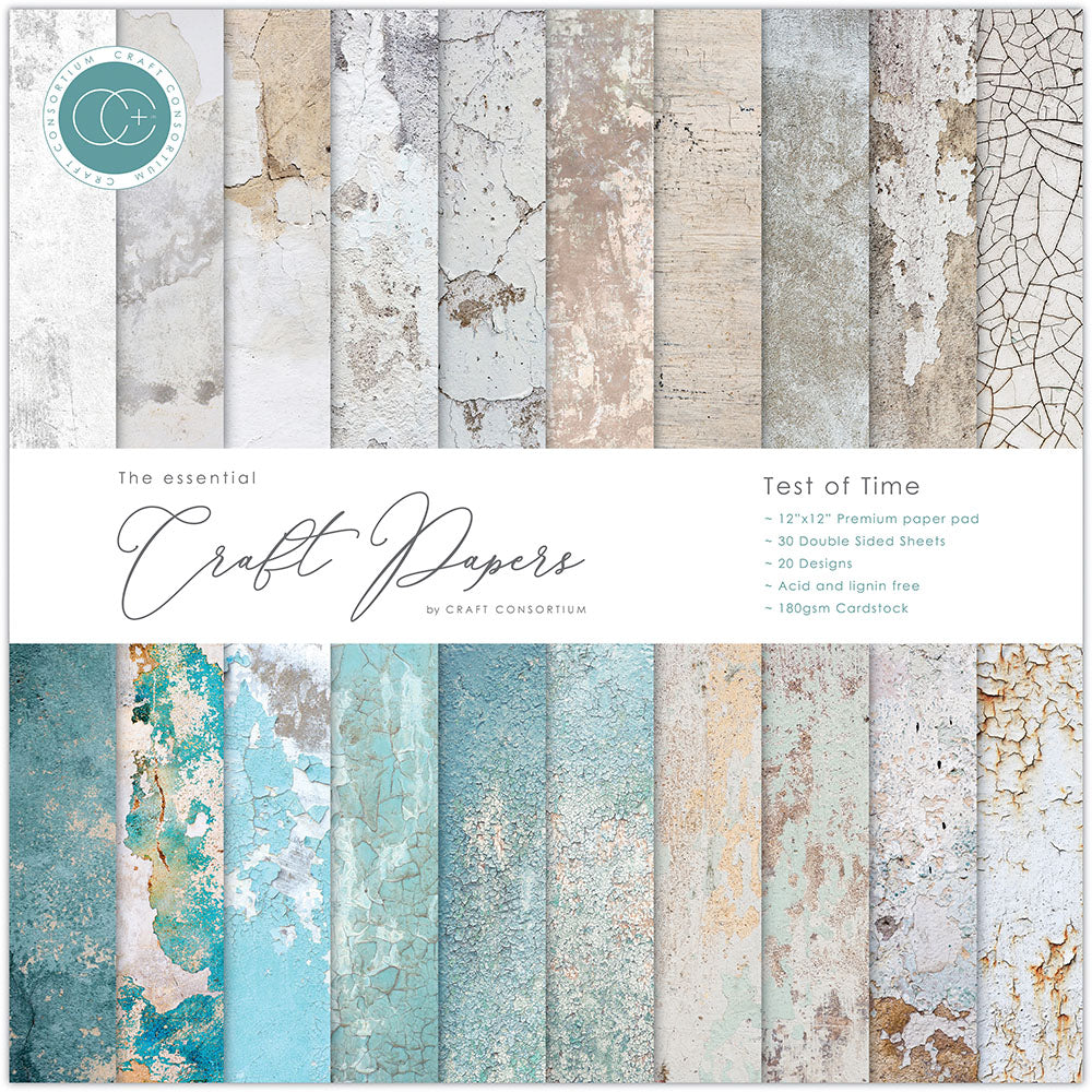 Craft Consortium TEST OF TIME Essential 12”X12” Premium Paper Pad