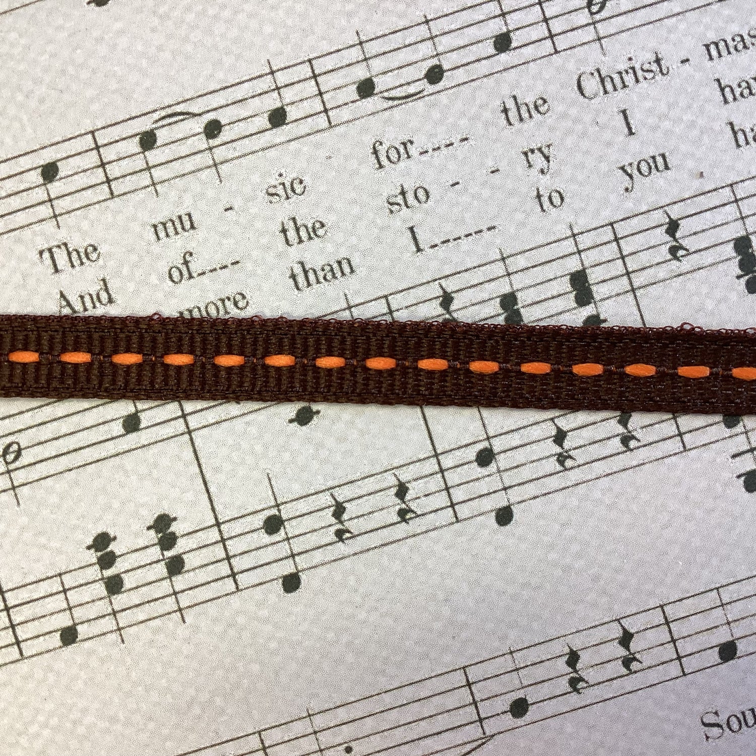 Creative Impressions 1/4&quot; STITCH RIBBON Grosgrain 1 yard yd