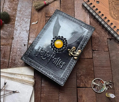 Soft Leather Journal Harry Potter SPELL BOOK OF WIZARDS Blank A7