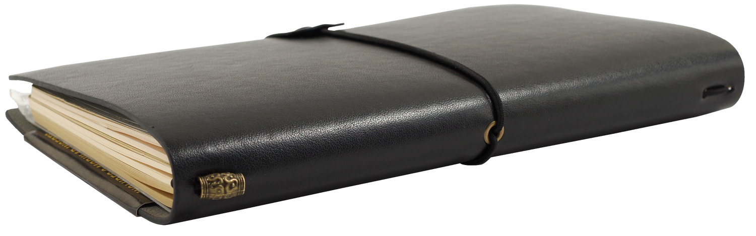 Peter Pauper VOYAGER BLACK Travel Journal Notebook