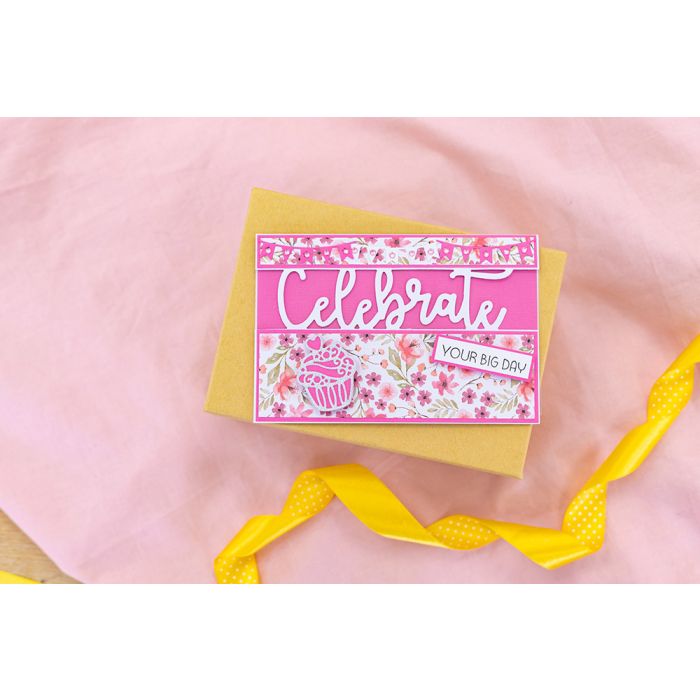 Gemini Connecting Sentiments CELEBRATE Stamp &amp; Die Set