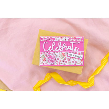 Gemini Connecting Sentiments CELEBRATE Stamp &amp; Die Set