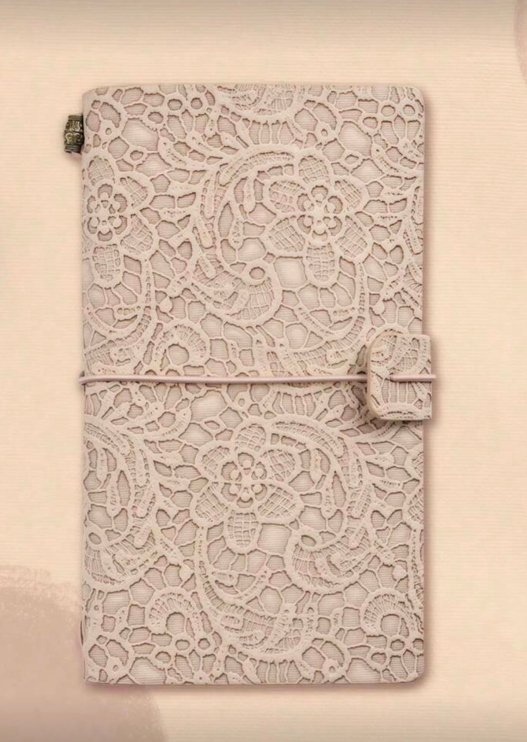 Scrapbooksrus EUROPEAN LACE Leather Traveler Journal