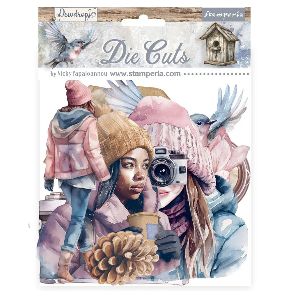 Stamperia DEWDROPS Chipboard Die Cuts
