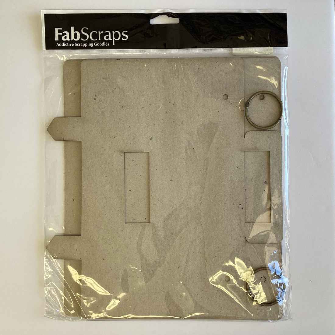 FabScraps SATCHEL ALBUM Chipboard Mini Book