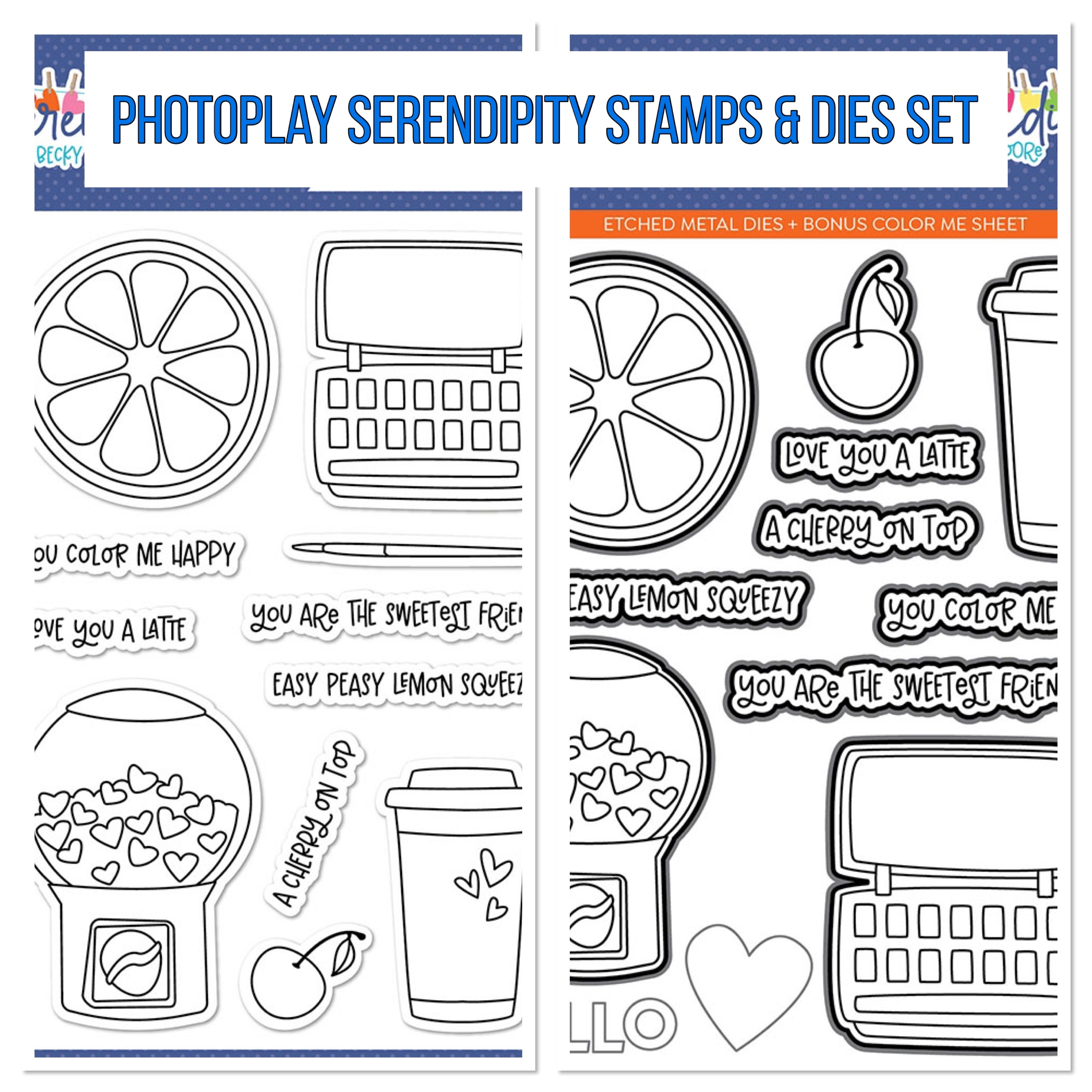 Photoplay SERENDIPITY Stamps &amp; Dies Set