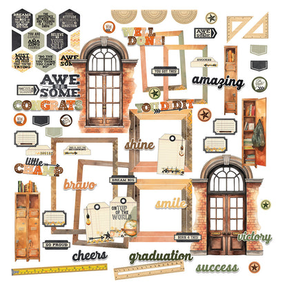 49 and Market Academia DIE CUT ELEMENTS 72pc