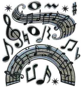 Jolee’s Boutique MUSIC NOTES Stickers 18pc