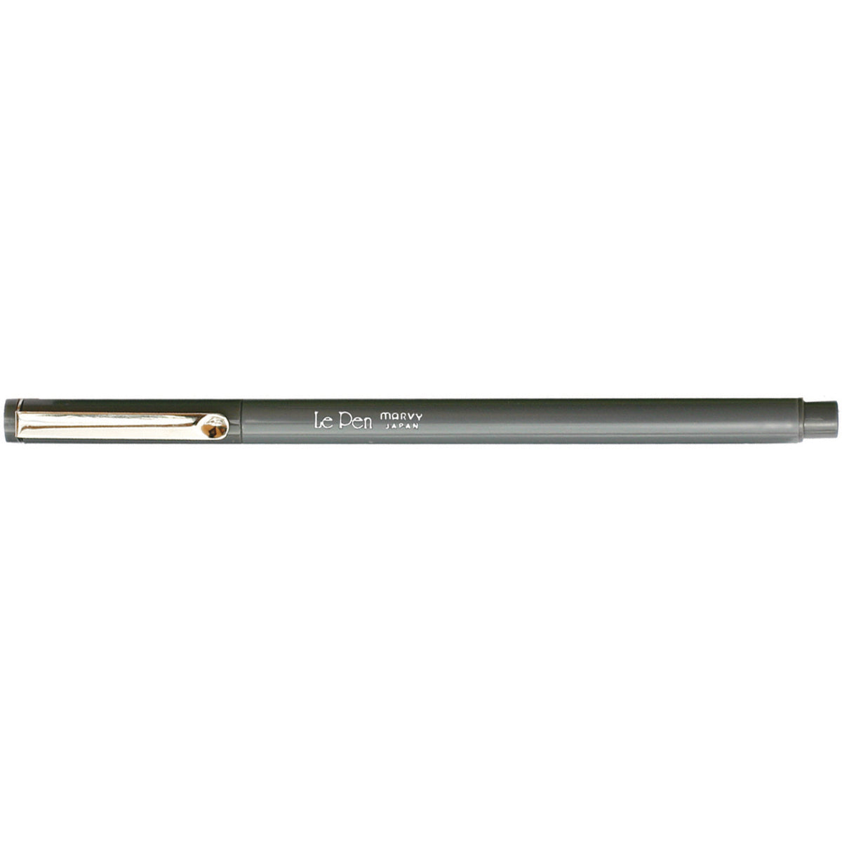 Marvy Uchida LePen DARK GREY 21 Fine Line Journaling Pen .03mm