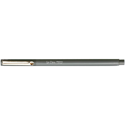 Marvy Uchida LePen DARK GREY 21 Fine Line Journaling Pen .03mm