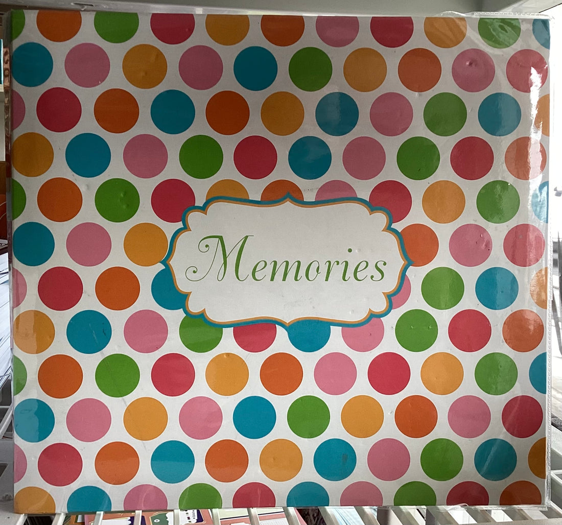 POLKA DOT MEMORIES 12”X12” Scrapbook Album