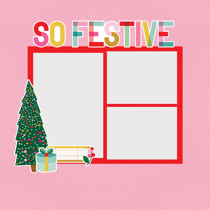 Simple Stories HARD CANDY CHRISTMAS Page Pieces 13pc