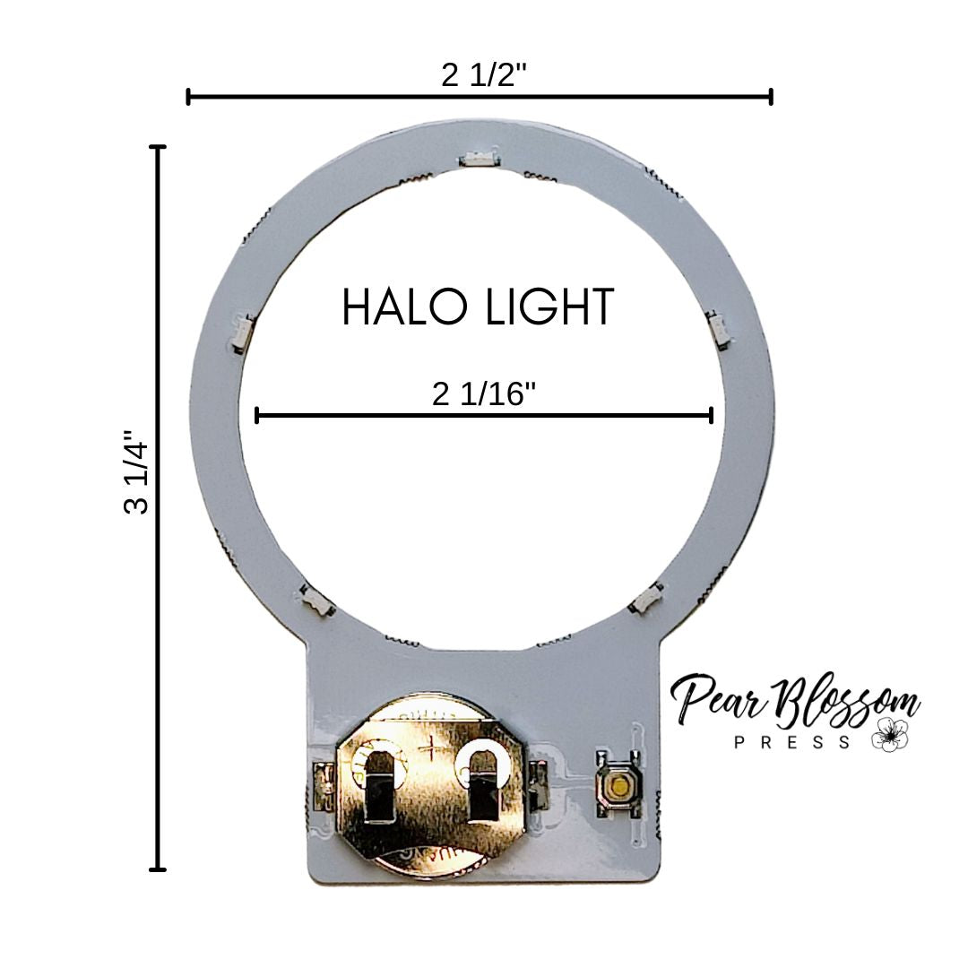 Pear Blossom Press HALO LIGHT COMBO Thin Flashlights 6 Pack