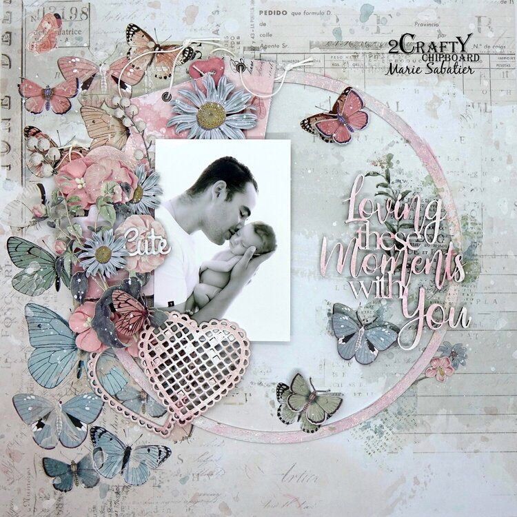 49 and Market Vintage Artistry TRANQUILITY TAG SET