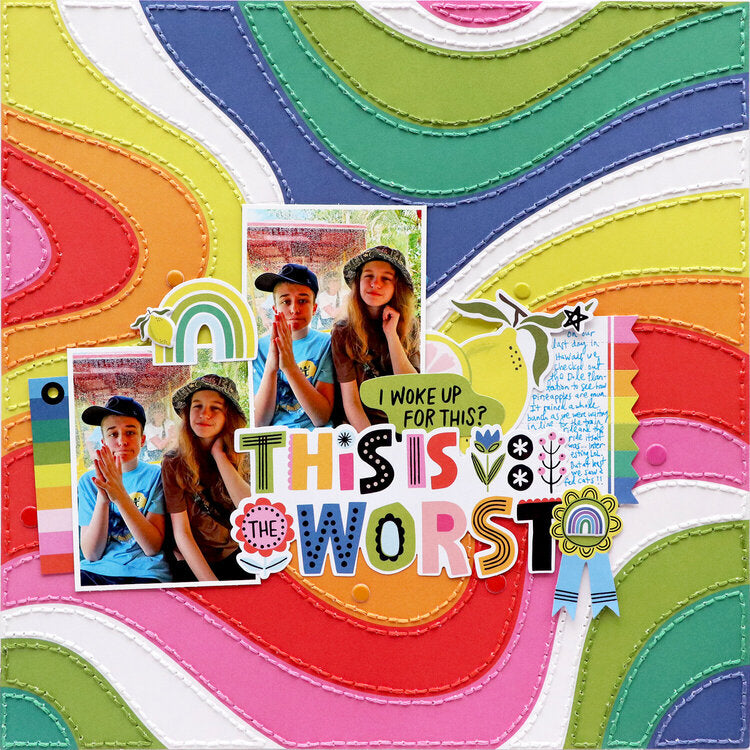 American Crafts WHATEVS 12”X12” Scrapbook Paper