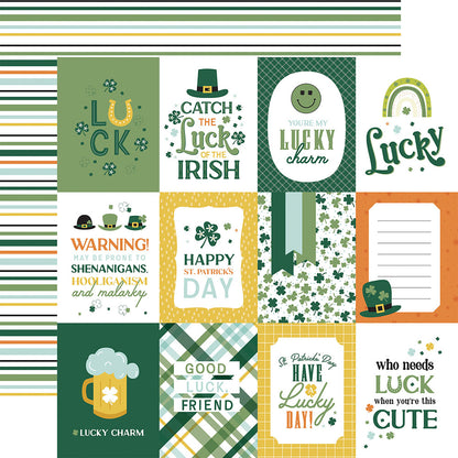 Echo Park LUCKY CHARM 12&quot;X12&quot; Scrapbook Paper