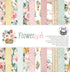 P13 FLOWERISH 12"X12" Designer Paper Pack Pad 14pc