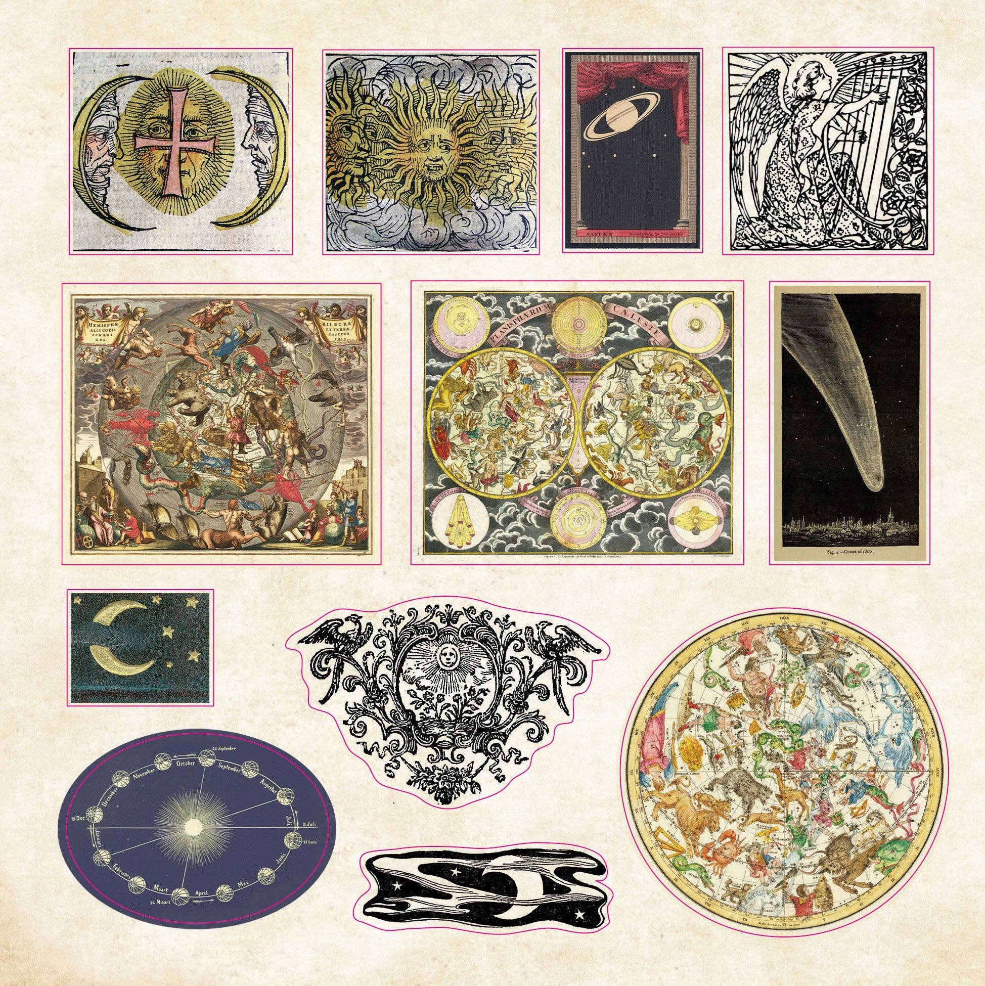 Peter Pauper CELESTIAL WONDERS Sticker Book